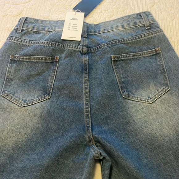Wide Leg Denim Jeans - Picture 11 of 12